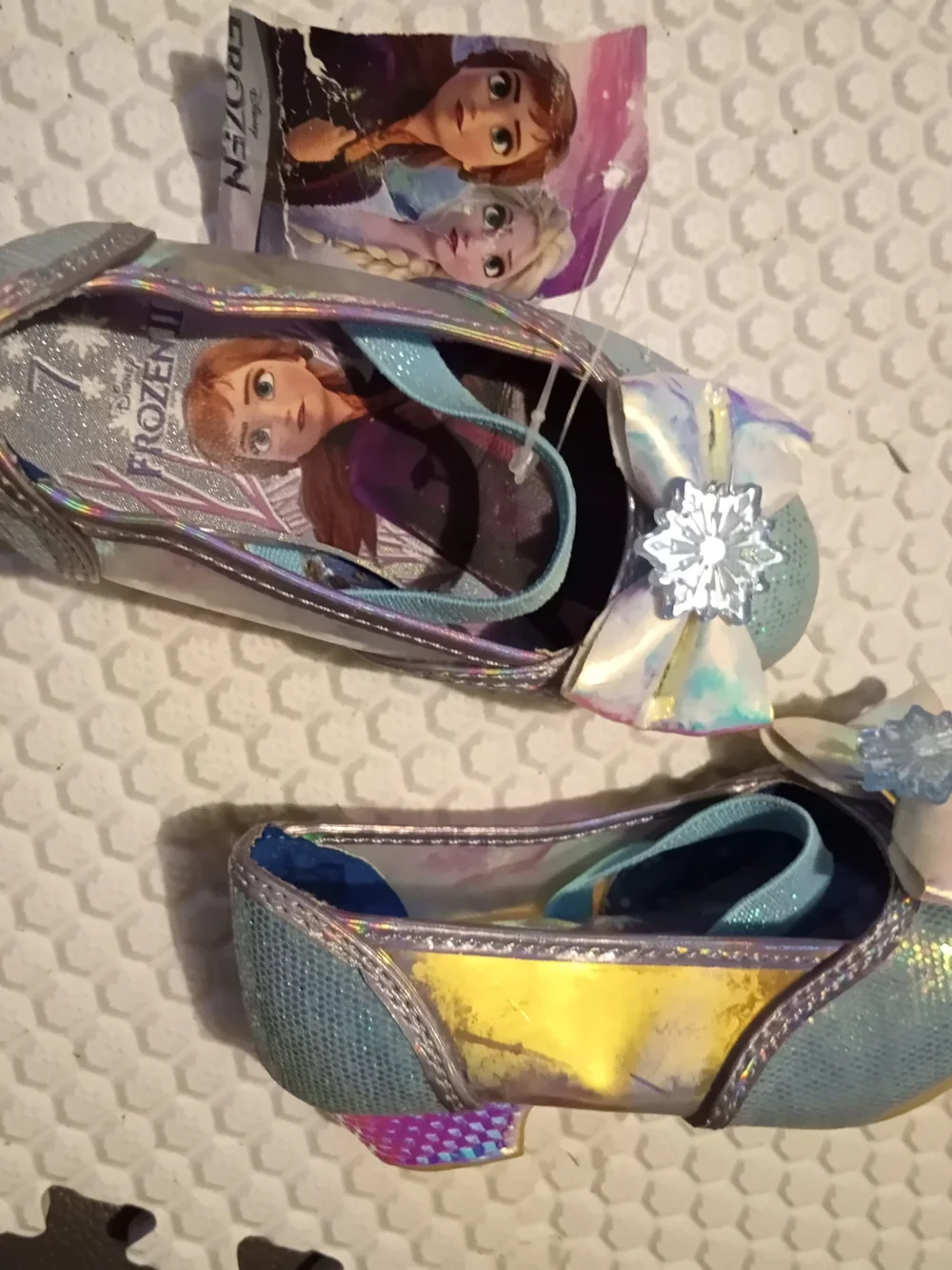 #FREE WITH BUNDLE #Disney Iridescent Kids Dress Shoes - Blue, Purple, Gold